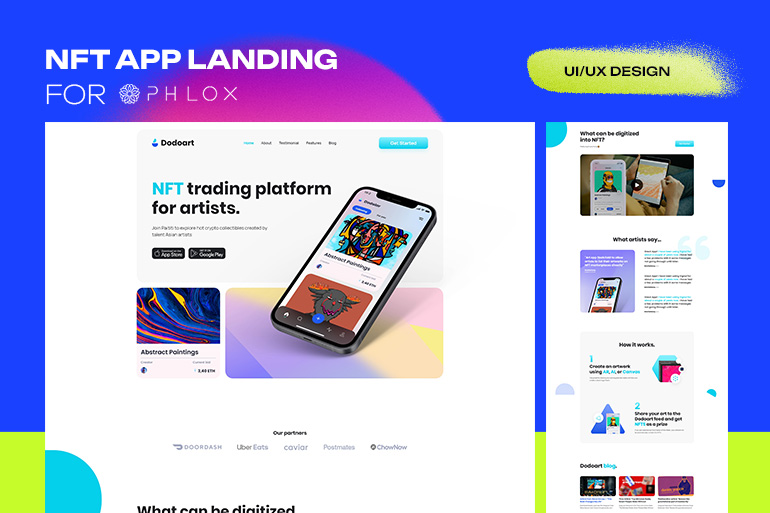 NFT App Landing