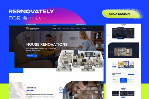 House Renovation UI Design